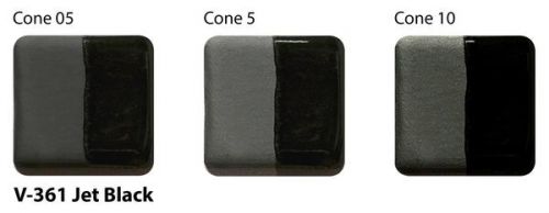 AMACO Velvet Underglaze V-361 - Jet Black - 2 fluid oz.